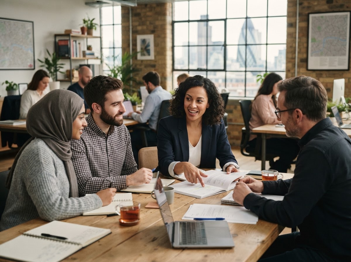 Valuentice team reviewing AI-generated portfolio analysis